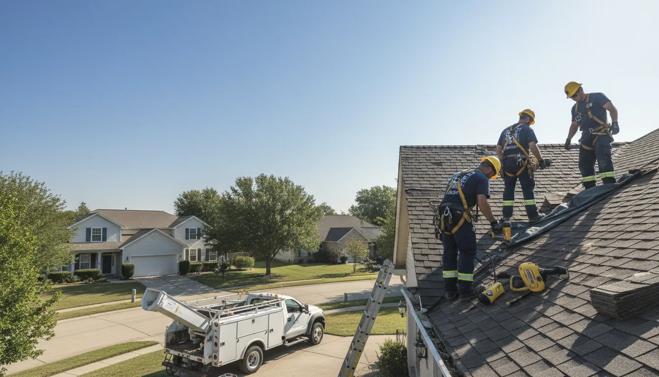 Storm Damage Roof Repair in North Wales, PA
